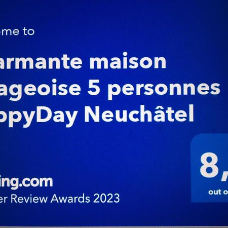 Charmante Maison Villageoise 5 Personnes Happyday Neuchatel Saint-Blaise Esterno foto